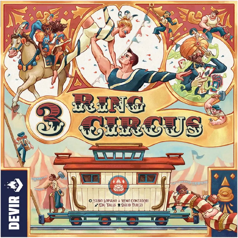 tu juego de mesa 3 ring circus