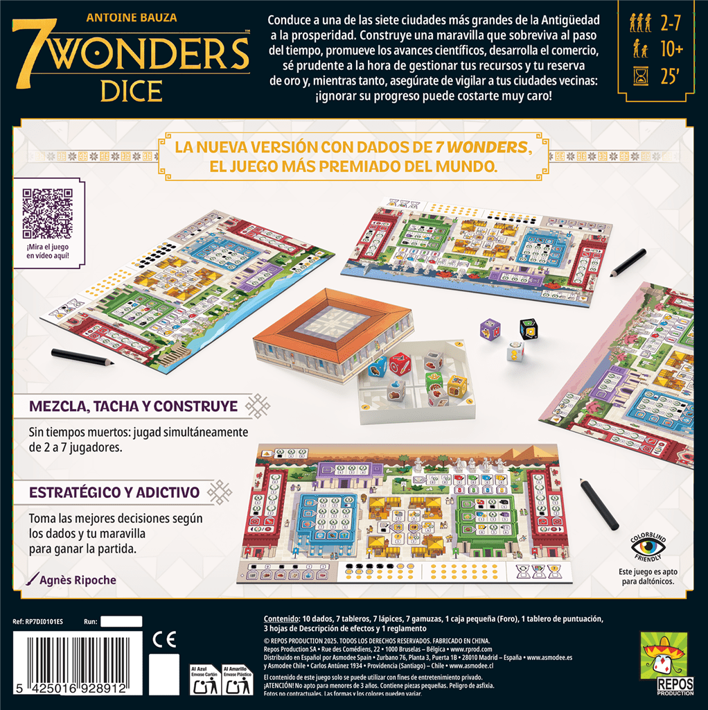 7 Wonders Dice - Imagen 4