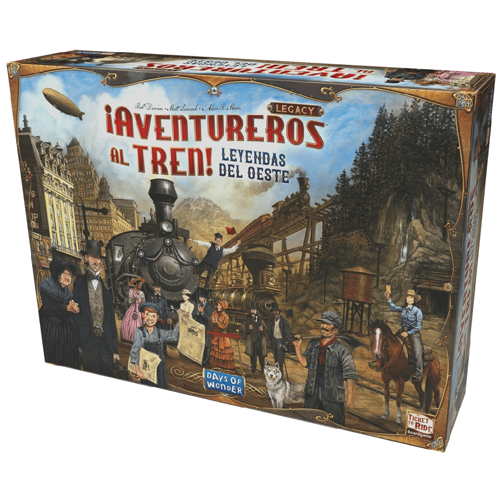 tu juego de mesa aventureros al tren leyendas del oeste legacy