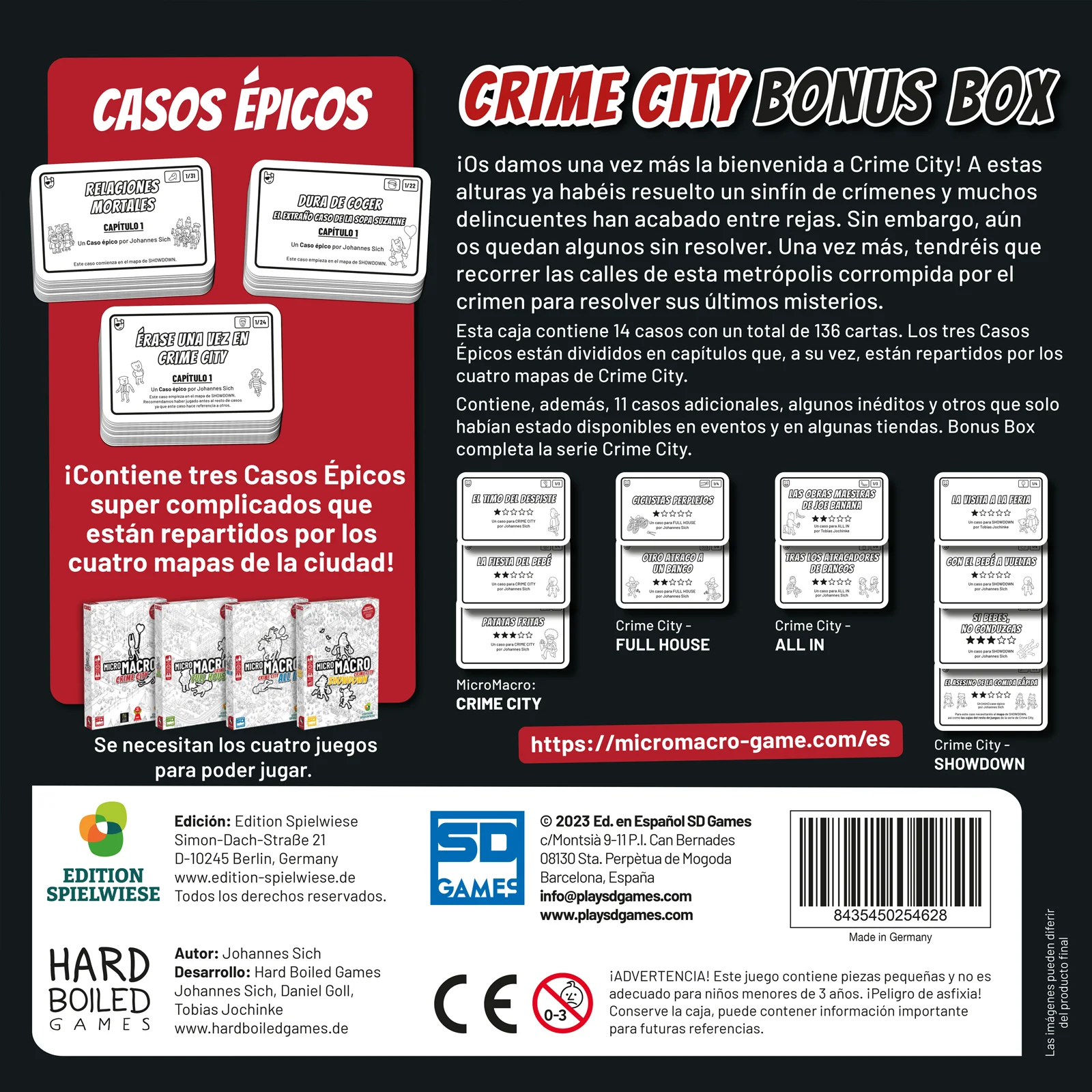 Micro Macro: Crime City - Bonus Box - Imagen 3