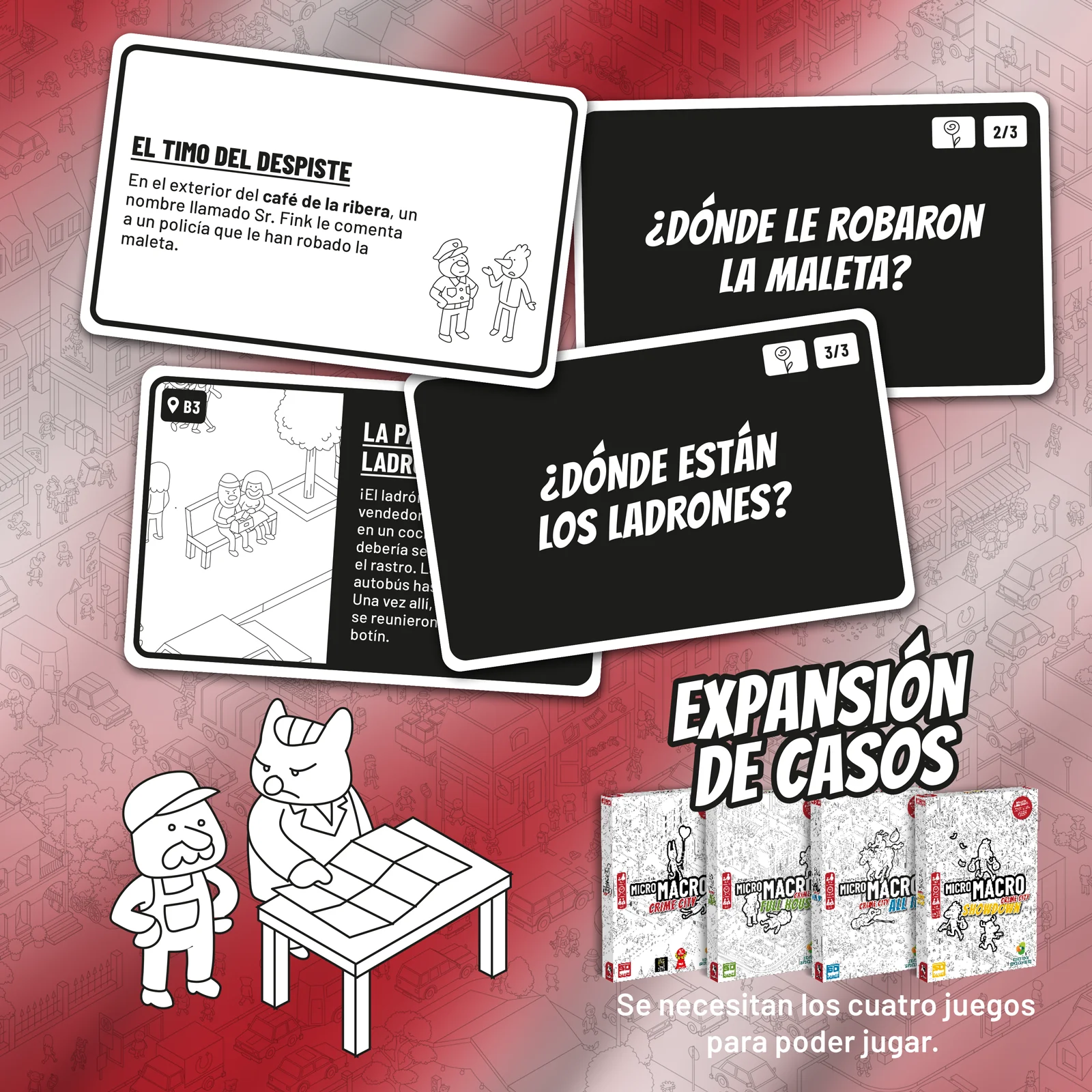 Micro Macro: Crime City - Bonus Box - Imagen 4