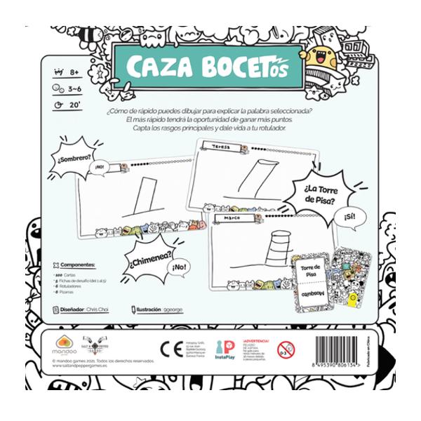 caza bocetos