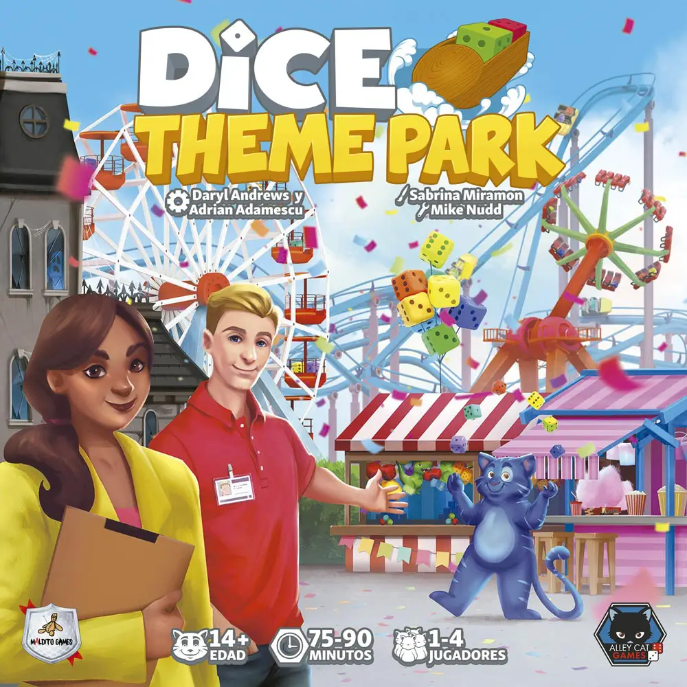 dice theme park tu juego de mesa