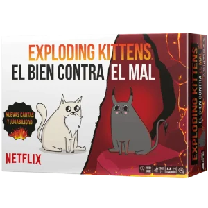 tu juego de mesa Exploding Kittens El Bien Contra El Mal