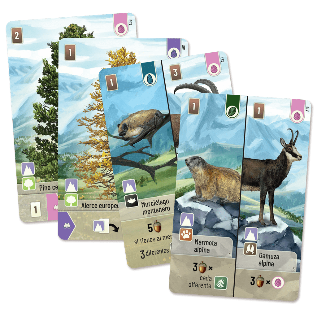 Forest Shuffle: Cumbres Alpinas (Expansión) - Imagen 2