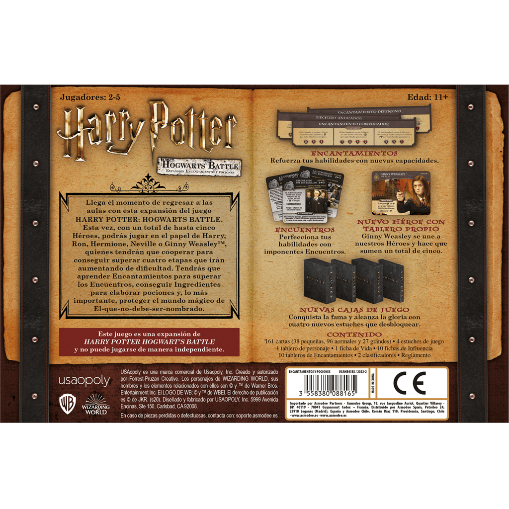 Harry Potter Hogwarts Battle Encantamientos y Pociones (Expansión) - Imagen 5
