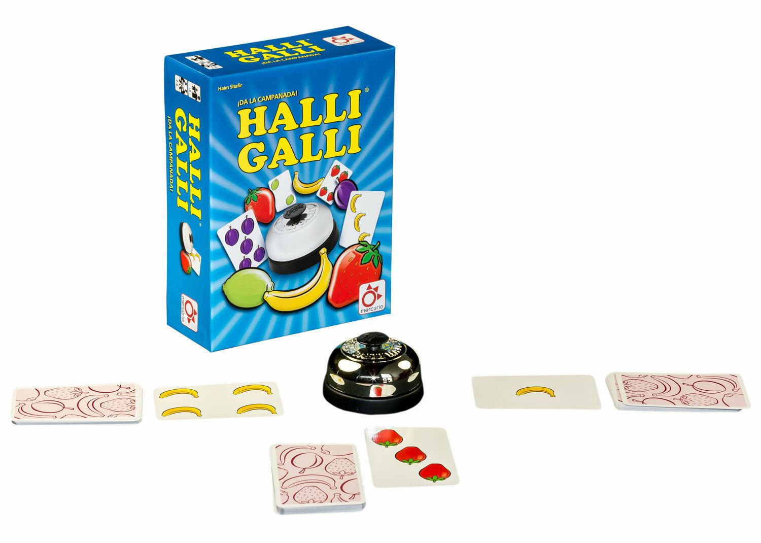 Halli Galli - Juego De Mesa De Cartas Rápido Con Frutas, De 2 A 6 Jugadores, 15 Minutos De Diversión