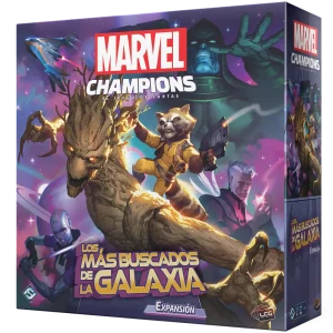 Los Más Buscados de La Galaxia marvel champions tu juego de mesa