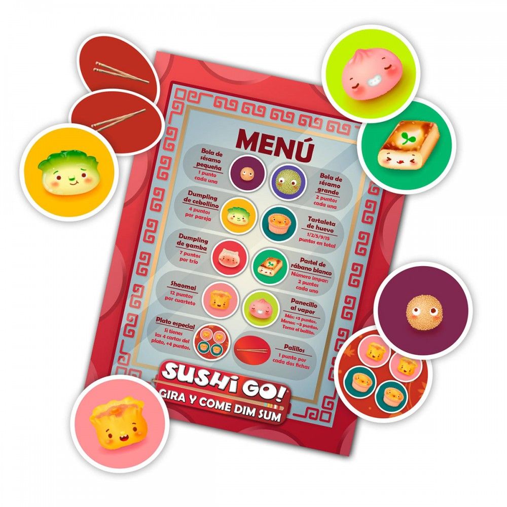 Sushi Go! Gira y Come Dim Sum - Imagen 3