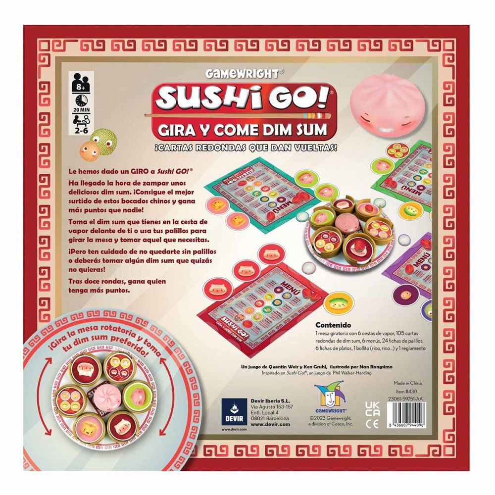 Sushi Go! Gira y Come Dim Sum - Imagen 4