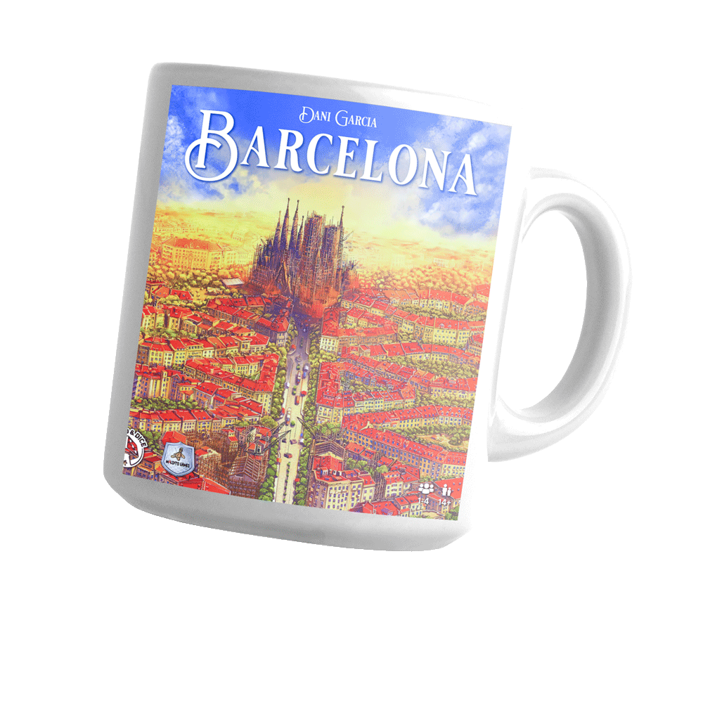 taza de regalo tu juego de mesa Barcelona